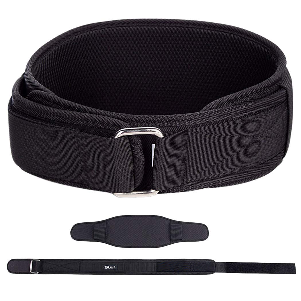 6 Weightlifting Belt Double Support Belt Comfortable Back Support Great For Squat Crossfit Powerlifting Deadlift Bodybuilding Strength Training