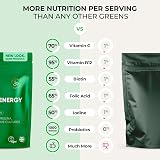 Inspiriko Super Greens Powder 18 Superfoods 150g Vegan UK Made view 5