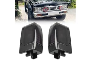 MOTRUM Front Parking Corner Side Marker Light Housing Compatible with Nissan D21 1990-1994, [DOT] Turn Signal Marker Light Co