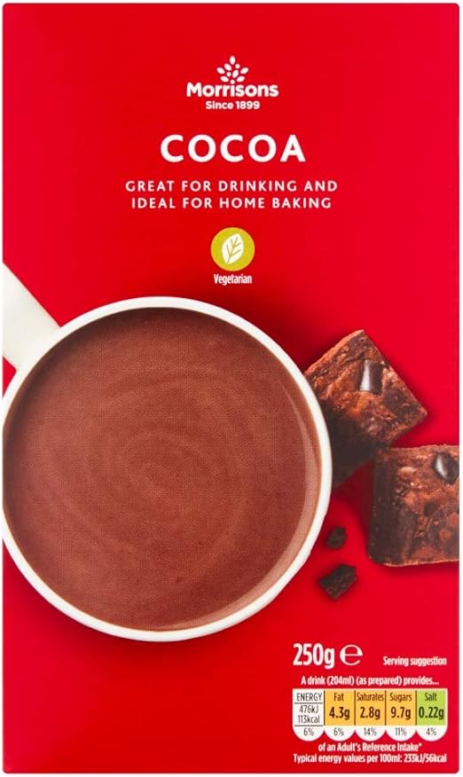 Morrisons Cocoa, 250 g Amazon.co.uk Grocery