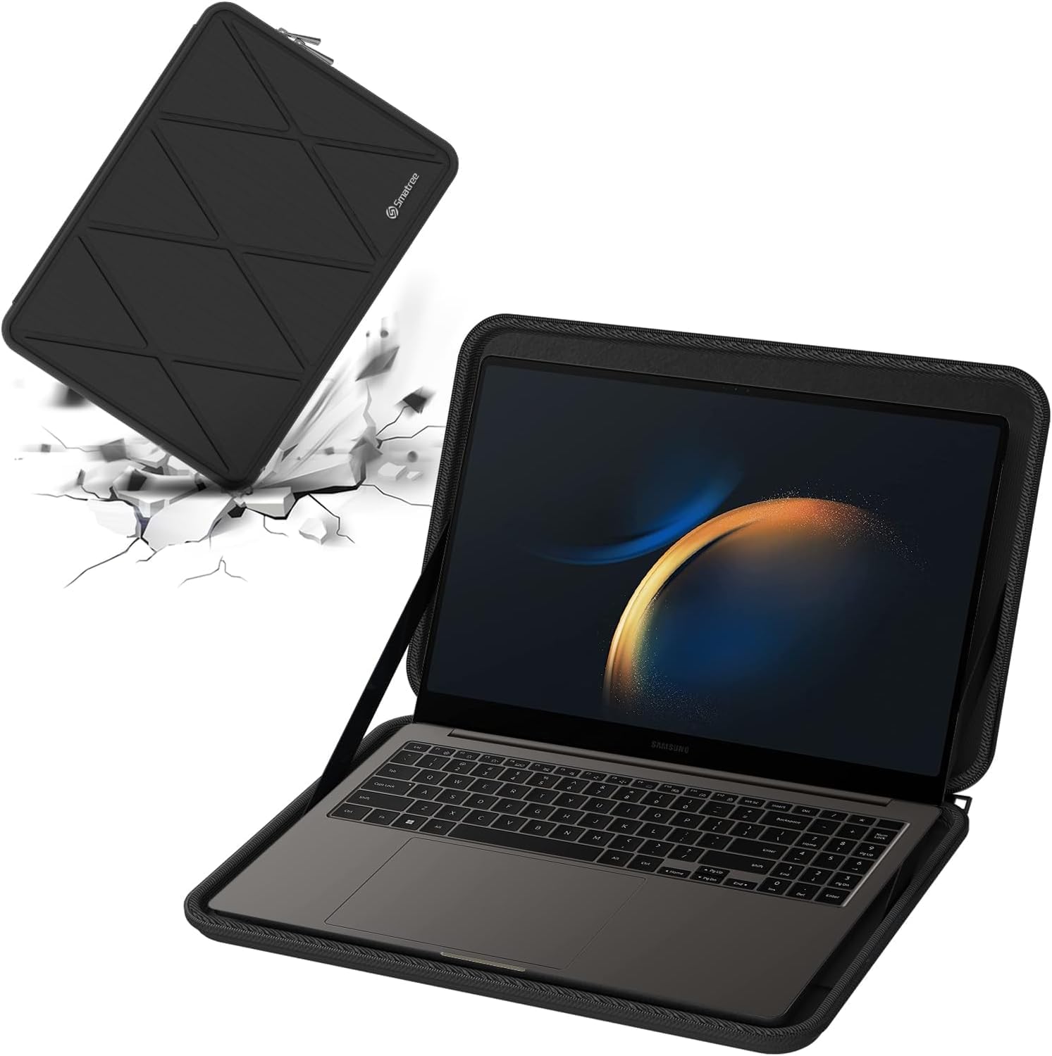 Smatree 16 Inch Laptop Sleeve for Dell Inspiron 5620 7610 16 Inch, Hard Protective Case 15.6 Inch Lenovo Slim 7, Slim Carrying Case, Water-Resistant, Notebook Carrying Case