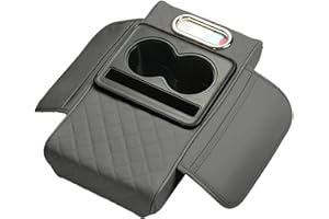 Car Central Armrest Storage Box | Car Center Console Armrest Pad | Car Armrest Cushion With Cup Holder | Car Armrest Cover He