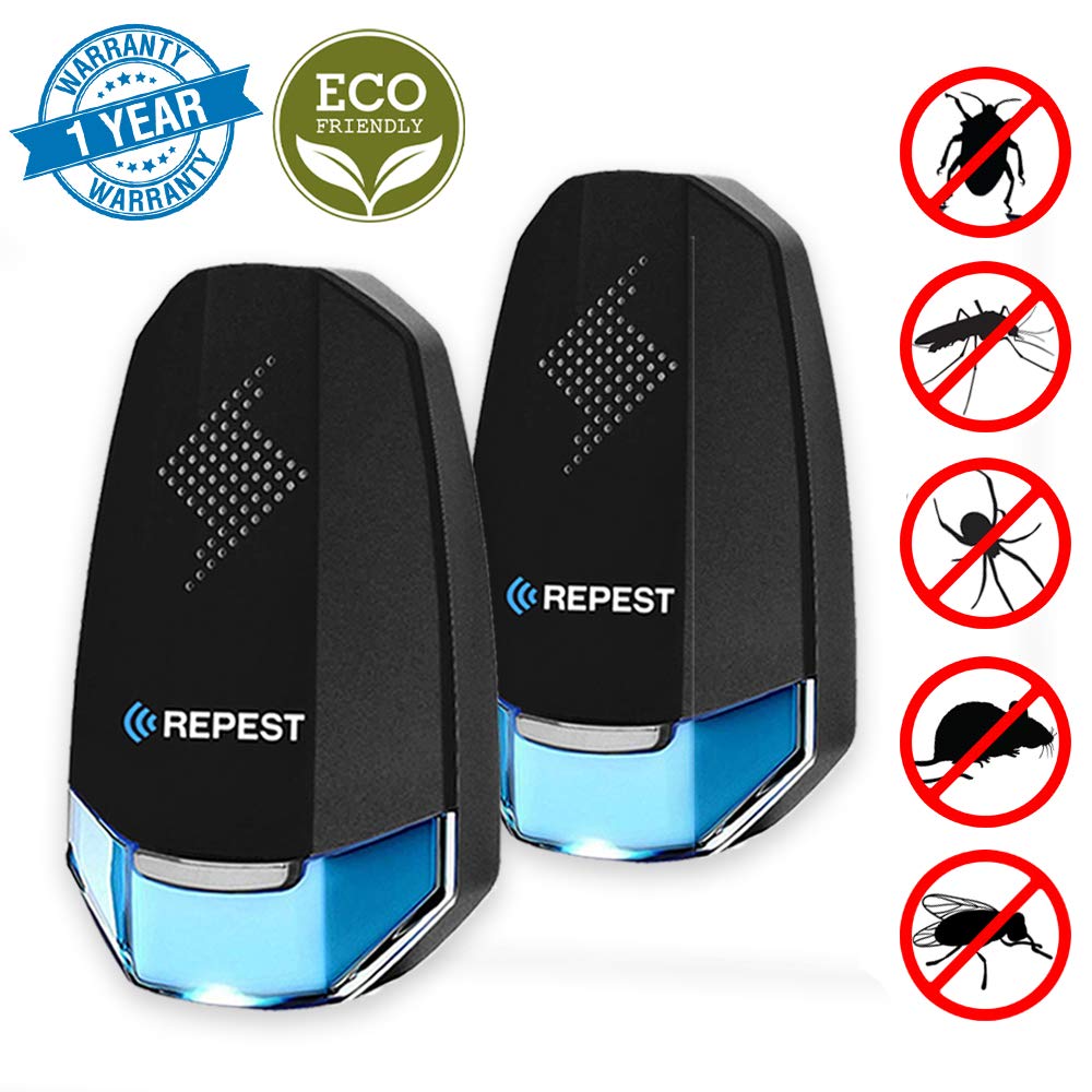 Buy REPEST [2020 UPGRADED] Ultrasonic Pest Repeller, 2 Pack Electronic