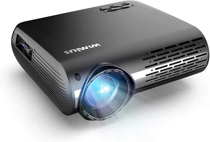 Amazon Vidéoprojecteur 4k Vidéoprojecteur, WiMiUS 6500 Lumens Vidéo Projecteur Full HD 1920x1080P