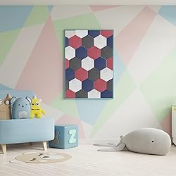 JBER Hexagon Acoustic Panels Beveled Edge Sound