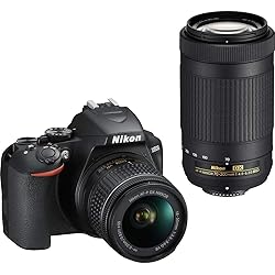 Nikon D3500 DSLR Camera with 18-55mm and 70-300mm