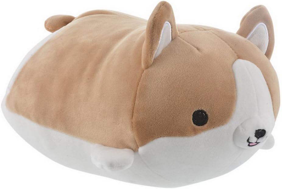 Decha Corgi Dog Shaped Plush Toys Cute Corgi Butt Throw Pillow Corgi Stuffed Toy Sofa Decoration Pillows Puppy Shape Sleeping Pillow Gift