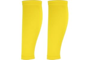 YELARXI Sun Protection Leg Sleeves, Sports Compression Leg Cooling Ice Silk Sleeves with Anti-slip Silicone Strips