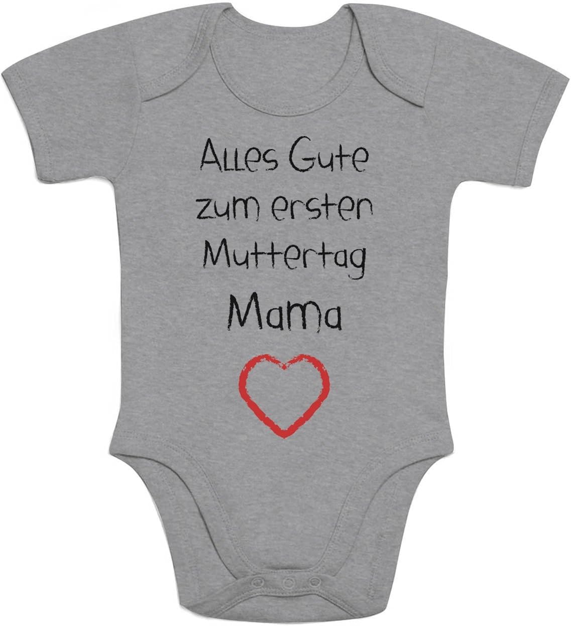Fun-Bekleidung Shirtgeil Alles Gute zum ersten Muttertag Mama Herz Baby