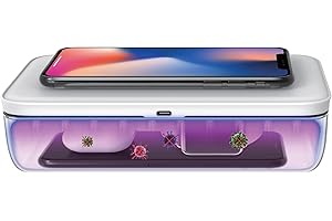 Cleanse Crate Cleanse Crate UV Sanitizer Box – Modern UV Sanitizer for Smartphones and More | Large Capacity | Fast Disinfection