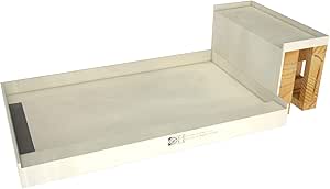 Tile Redi USA - Base’N Bench WF3248L-RB32-KIT Tileable Shower Pan