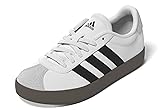 adidas VL Court 3.0 Sneaker, White/Black/Grey, 7 US