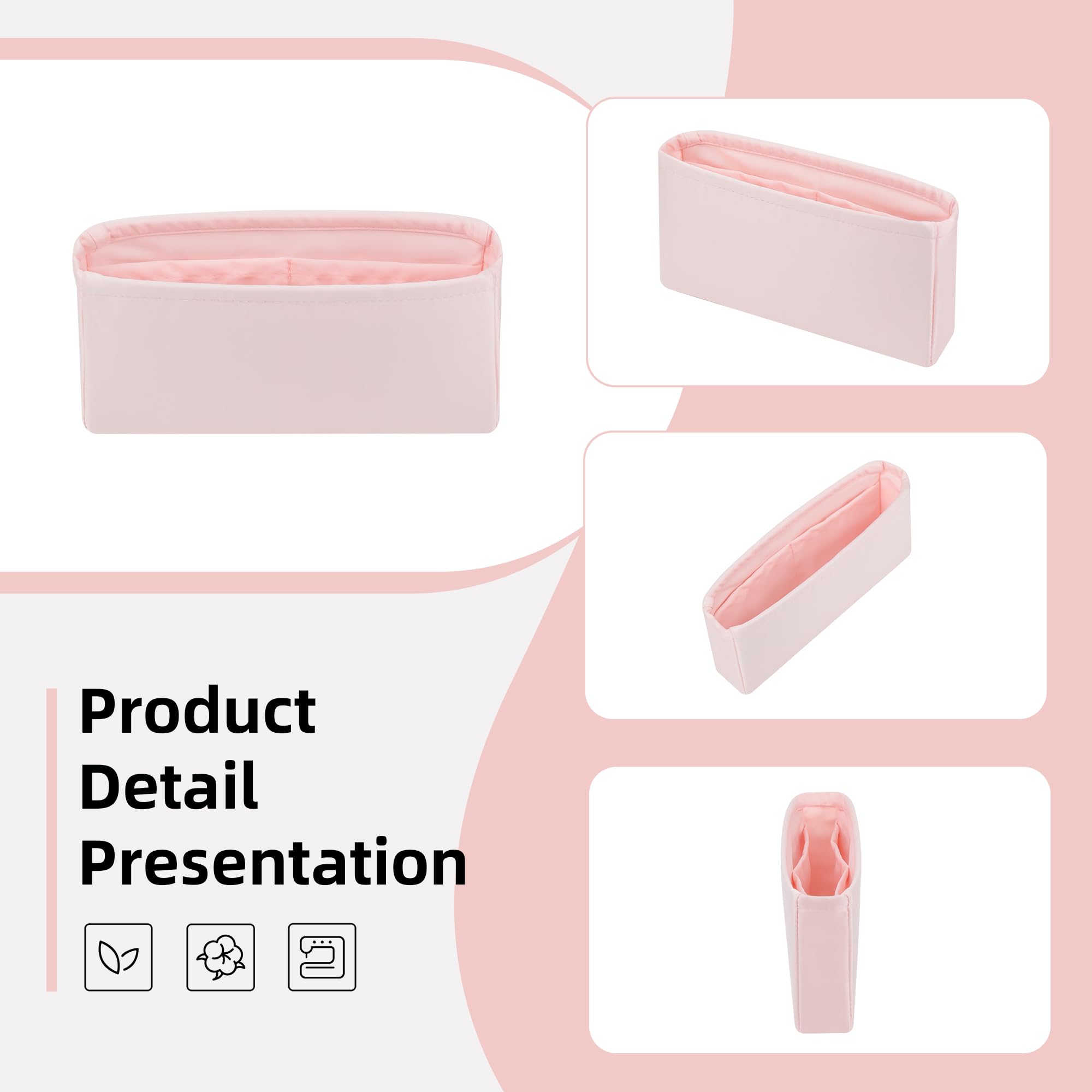 DGAZ Purse Organizer Insert，Silk Bag Organizer，Luxury Handbag & Tote Shaper Fits Chanel CF Bags