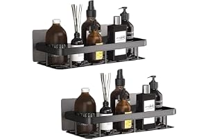 PRA QUEM NÃO QUER FURAR PAREDE MAS QUER FURAR A BAGUNÇA — Kit 2 Prateleiras Adesiva Sem Furo Para Banheiro Cozinha Organizador Parede
Suporte Porta Shampoo Sabonete Nicho Decorativo Sem Furadeira Instalação Fácil
Resistente Moderna