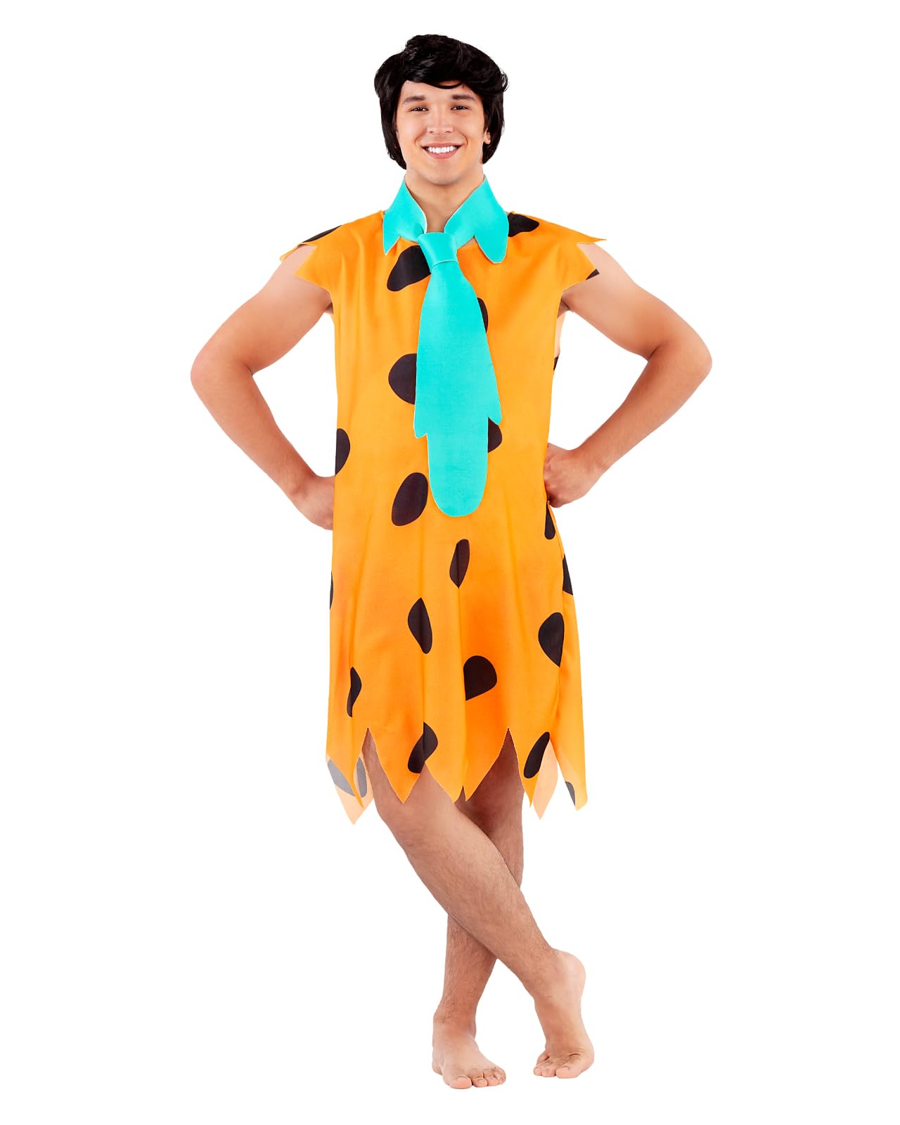 Funidelia Official Fred Flintstone Costume - The Flintstones for Men, Fancy dress of The Flintstones for Adults, Carnival, Halloween and Farewell Costumes - Size Standard