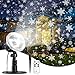 Christmas Projector Lights Snowflake New Year Projection, IP65 Waterproof for Garden House Outdoor Indoor Snowfall Snow LED Decoration for Xmas, Valentine’s Day, Wedding, Parties