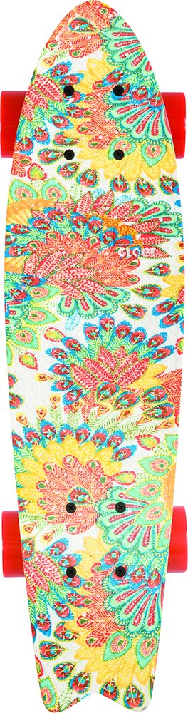 Globe Graphic Bantam ST Skateboard Pavo Real