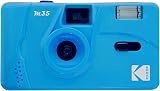 Kodak M35 35mm Reusable Camera Blue Iconic Retro Fixed Focus Lens