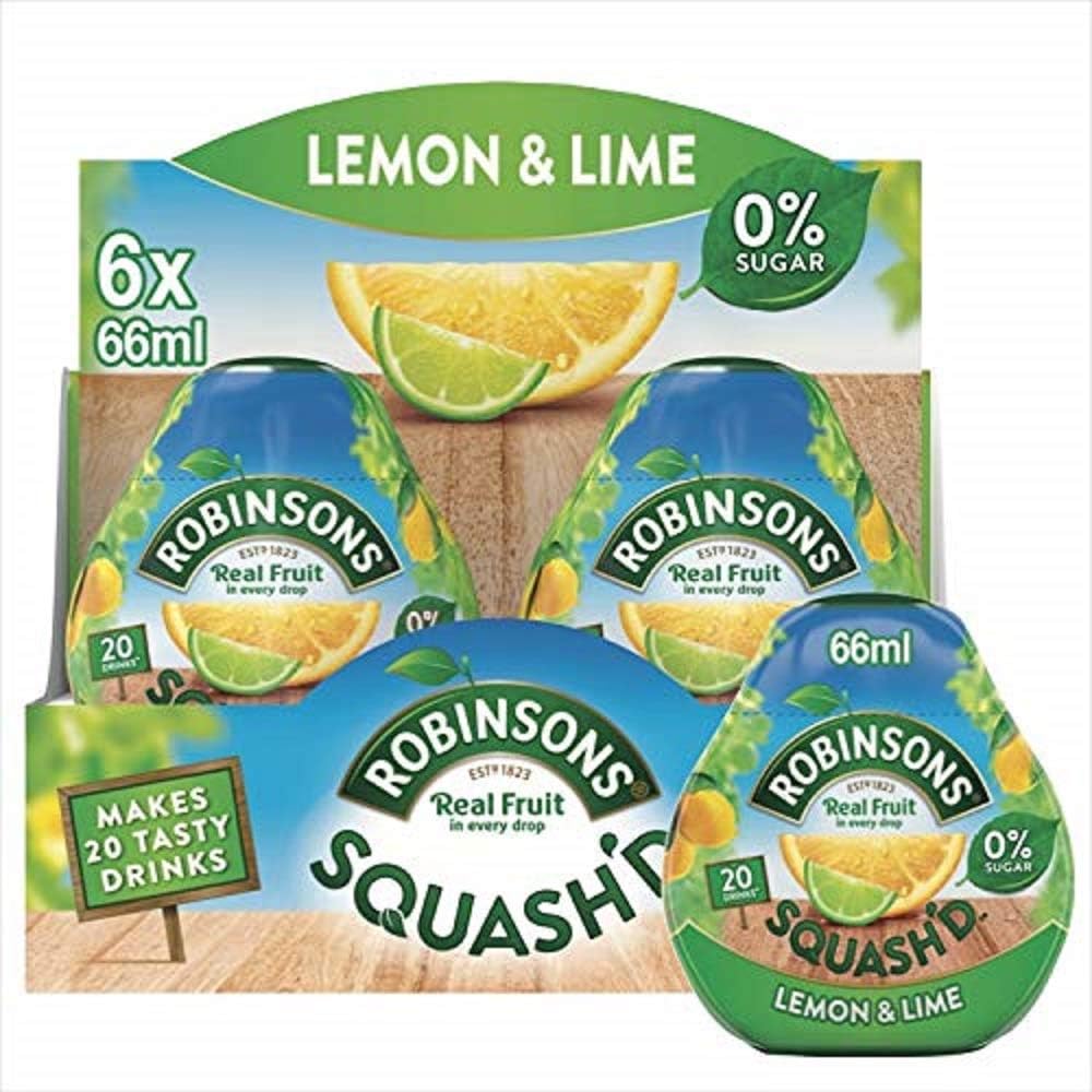 Robinsons SQUASH'D, 0 Percent Sugar, Real Fruit Squash, Low Calorie