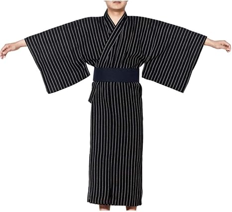 Amazon Co Jp Luckya 温泉浴衣 寝巻き浴衣 メンズ 簡単着付け おしゃれ ガウンa1 サイズl をドレッシング甚平メンズ日本の浴衣着物ホームローブパジャマ ホーム キッチン