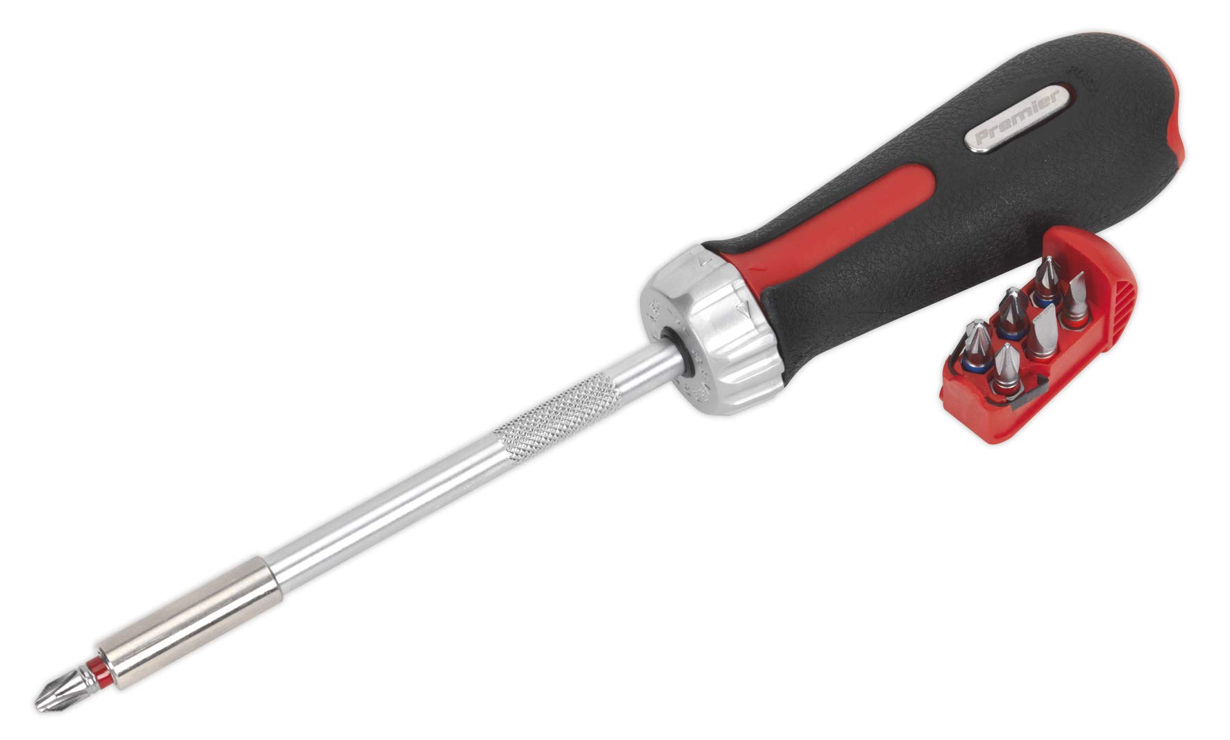 Sealey Ak64907 Fine Tooth Ratchet Screwdriver Set 8Pc Platinum Series