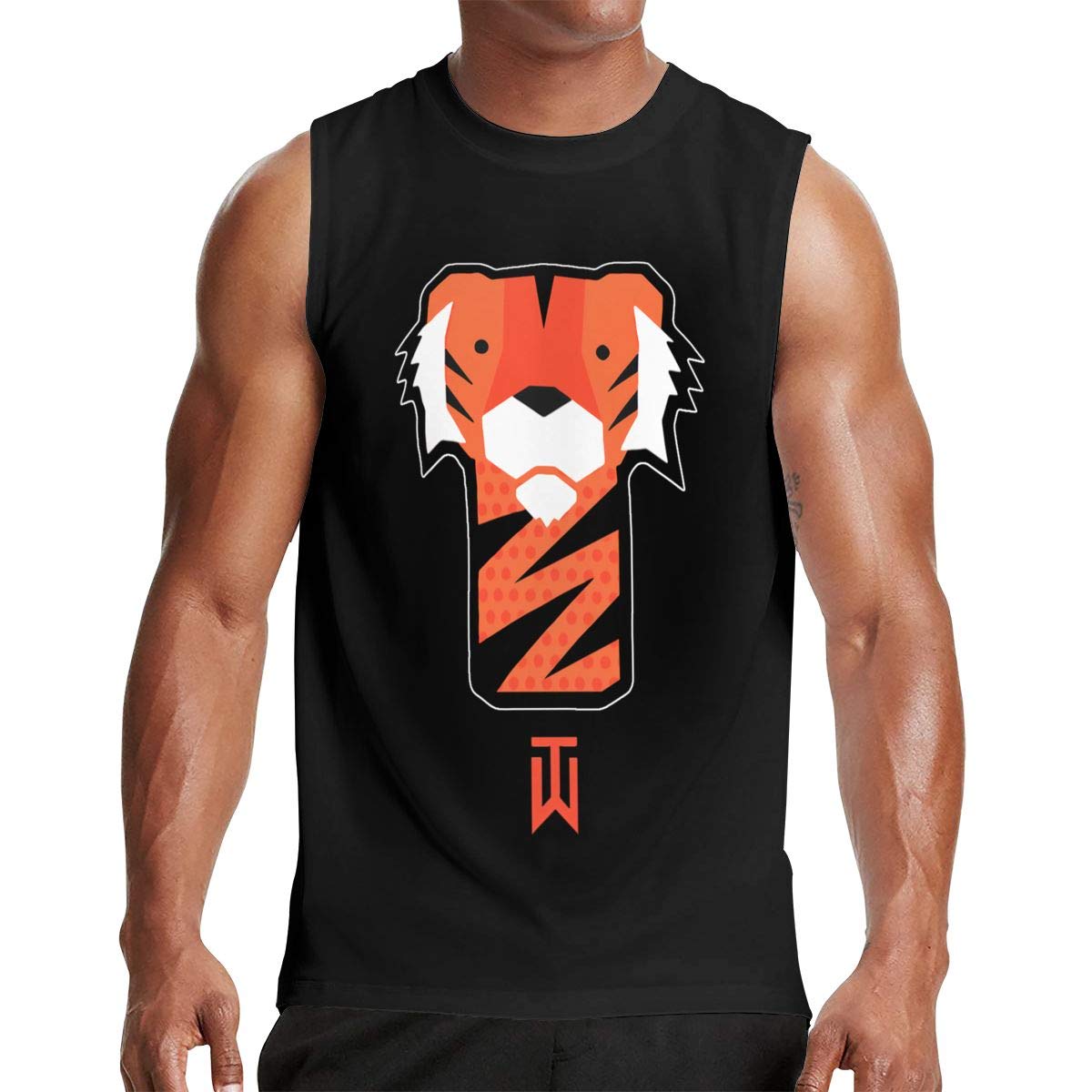 Thomlarryca Tiger Woods Frank S Gym Muscle T Shirt Classic Athletic Sleeveless T Shirt | Teevimy