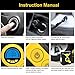 OKWINT Portable Air Compressor Pump, Auto Digital Tire Inflator, 12V 150 PSI Tire Pump for Car, Truck, Bicycle, and Other Inflatables