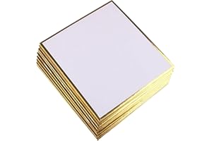 kowaku 10x Shikishi Boards Blank Art Cards Square Crafts Supplies Japanese Shikishi White Boards for Hand Drawn Convention Ev