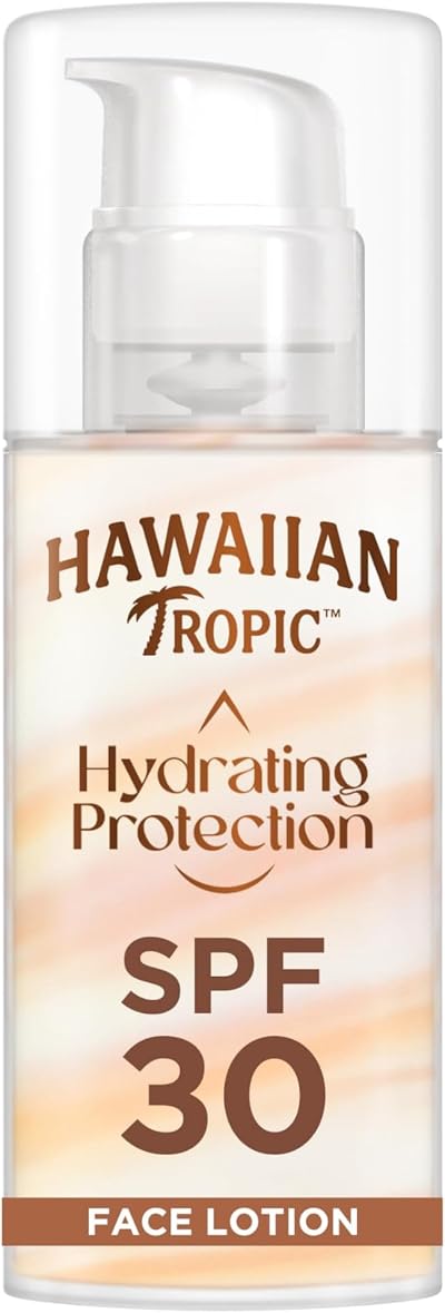 Hawaiian Tropic Hydrating Protection Face SPF 30 50ml Water Resistant