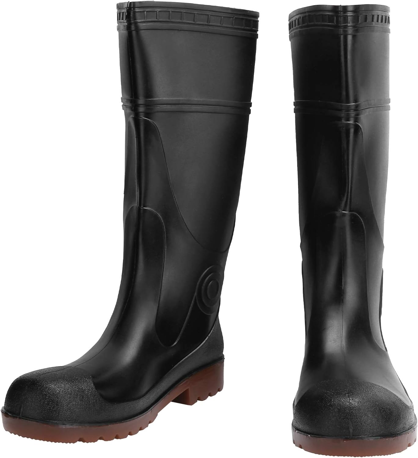 Bottes De Pluie Courtes Pour Homme - En Caoutchouc Imperméable Et Antidérapant - Légères Et Confortables - Idéales Jardin Et Extérieur