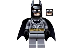 LEGO DC Comics Super Heroes Batman Minifigure - Batman Dark Gray Gold Belt