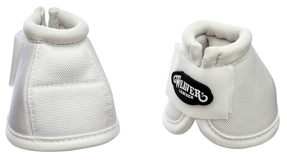 Weaver Leather Ballistic No-Turn Bell Boots White, Large — image 1