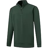 M MAELREG Boys Long Sleeve Quarter Zip Pullover Fleece Warmth Mock Neck Solid Youth Sweatshirt Winter Clothes for Kids