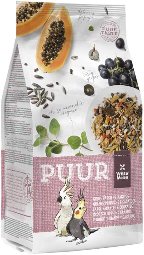 Puur Parakeet & Cockatoo 2 kg Food Seed Mix Premium, Pack of