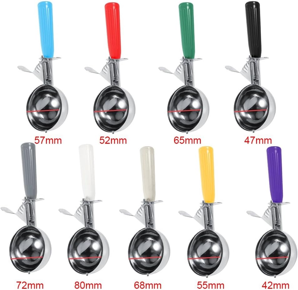 Yosoo Stainless Steel Ice Cream Spoon Fruit Vegetable Spoons Kitchen Gadget Tool Coffee 9 Sizes (Size : 7cm) - Image 3