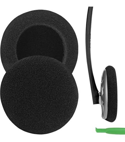 6 Cuscinetti Auricolari In Spugna Da 50mm – Compatibili Con Koss Porta Pro, Sennheiser PX100, AKG, Philips E Altri - 2
