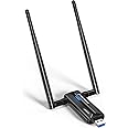 EDUP AX3000M USB 3.0 WiFi 6E Adapter Wireless WiFi Dongle Network Adapter 802.11AX Tri-Band 6GHz/5GHz/2.4GHz Dual 5dBi Antennas for PC Desktop Laptop Compatible with Windows 11/10 64Bits