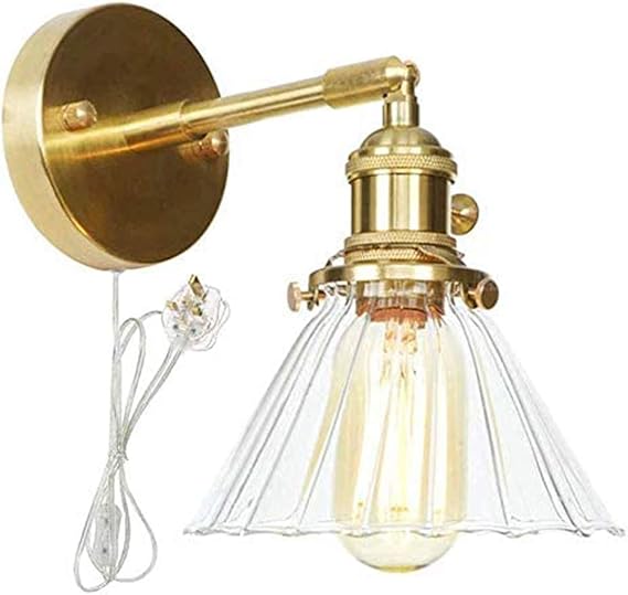 Luz de la Pared, Enchufe de Encendido/Apagado, Antiguo lámpara de Pared