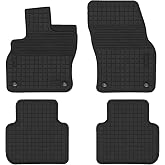 San Auto Car Floor Mats for Audi Q3 2019-2025 Rubber Black | Custom Fit, Floor Liners，All Weather Protection, Heavy Duty ,Odorless，Easy to Clean