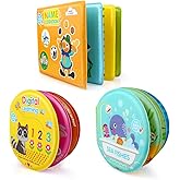 Baby Bath Toys, Nontoxic Bath Books for Babies Bath Time, Bathtub Toys for Toddlers 6 to 12 18 Months, Soft Educational Bath 