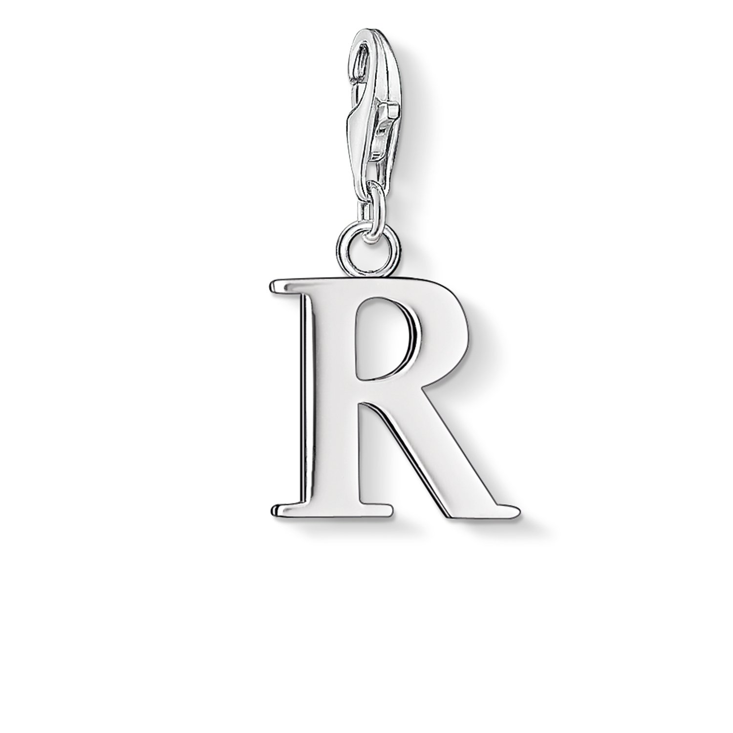 Thomas Sabo Women Charm Pendant Letter R Charm Club 925 Sterling Silver 0192-001-12