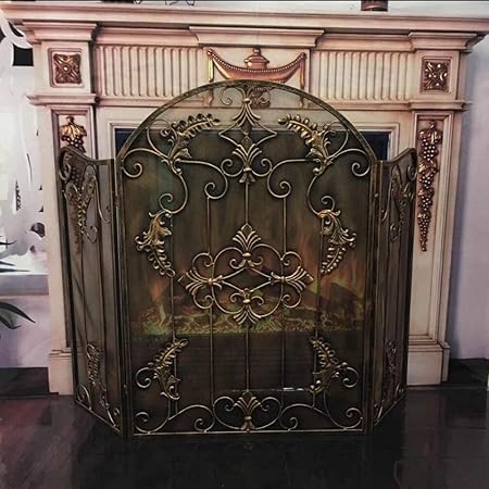 WGE Antichispas Pantalla 3 Chimenea Central De Incendios Spark Puerta