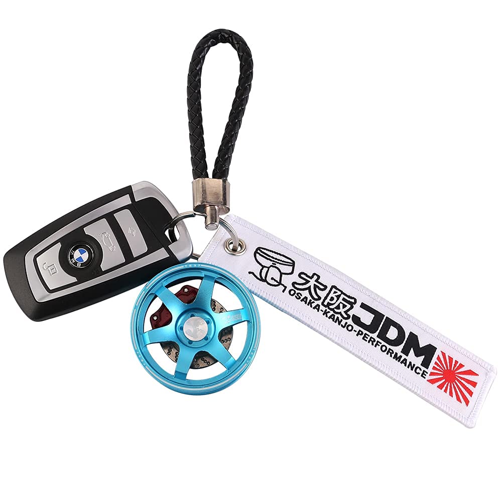 JDM Car Accessories Keychain,Wheel Hub Keychain For Car Accessories