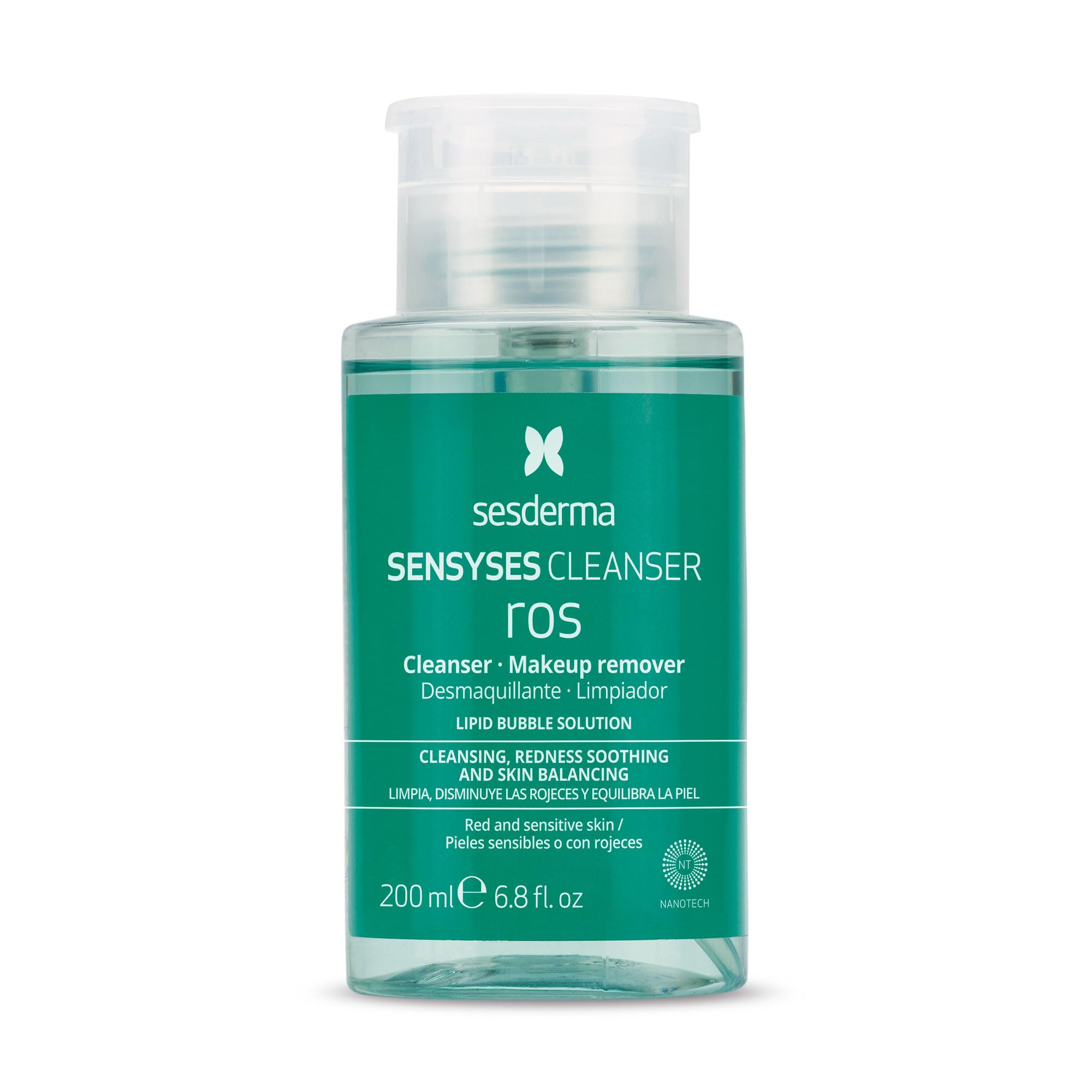 Sesderma Sensyses Cleanser Ros Makeup Remover – Facial Cleansing Adapted to Your Skin – Balances and Repairs – 200 ml