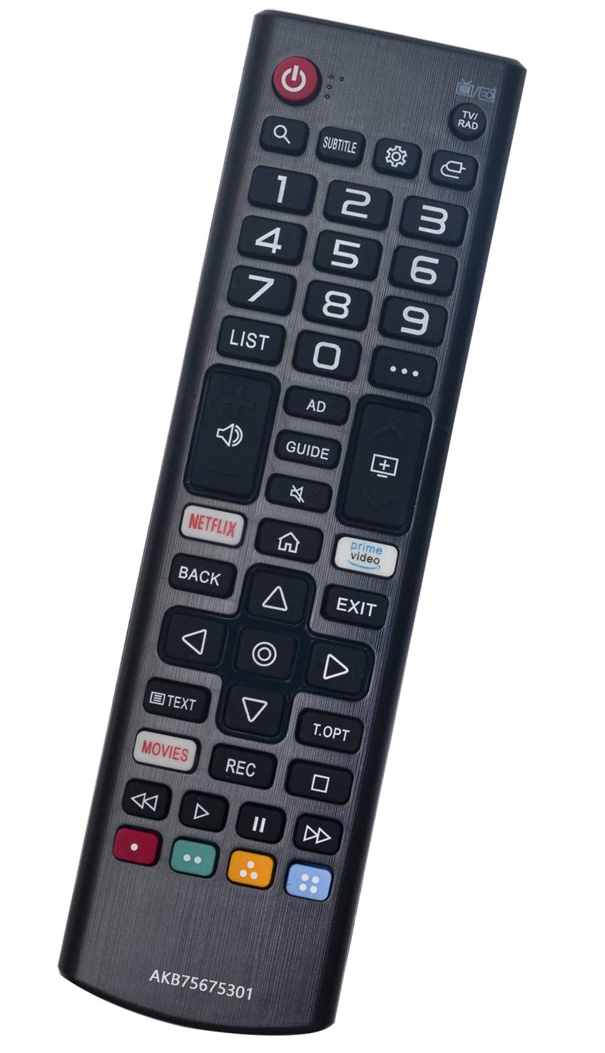 ALLIMITY AKB75675301 sub AKB75675311 Remote Control Replace for LG LED HDR TV with Netflix 49UM7400 55UM7000 55UM71007 55UM7100 55UM7400 60UM71007 60UM7100 65UM7000 65UM7100 65UM7400 70UM7100