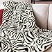 Sunbeam Heated Throw Blanket | Microplush, 3 Heat Settings, Zebra - TSM8TP-R901-25B00