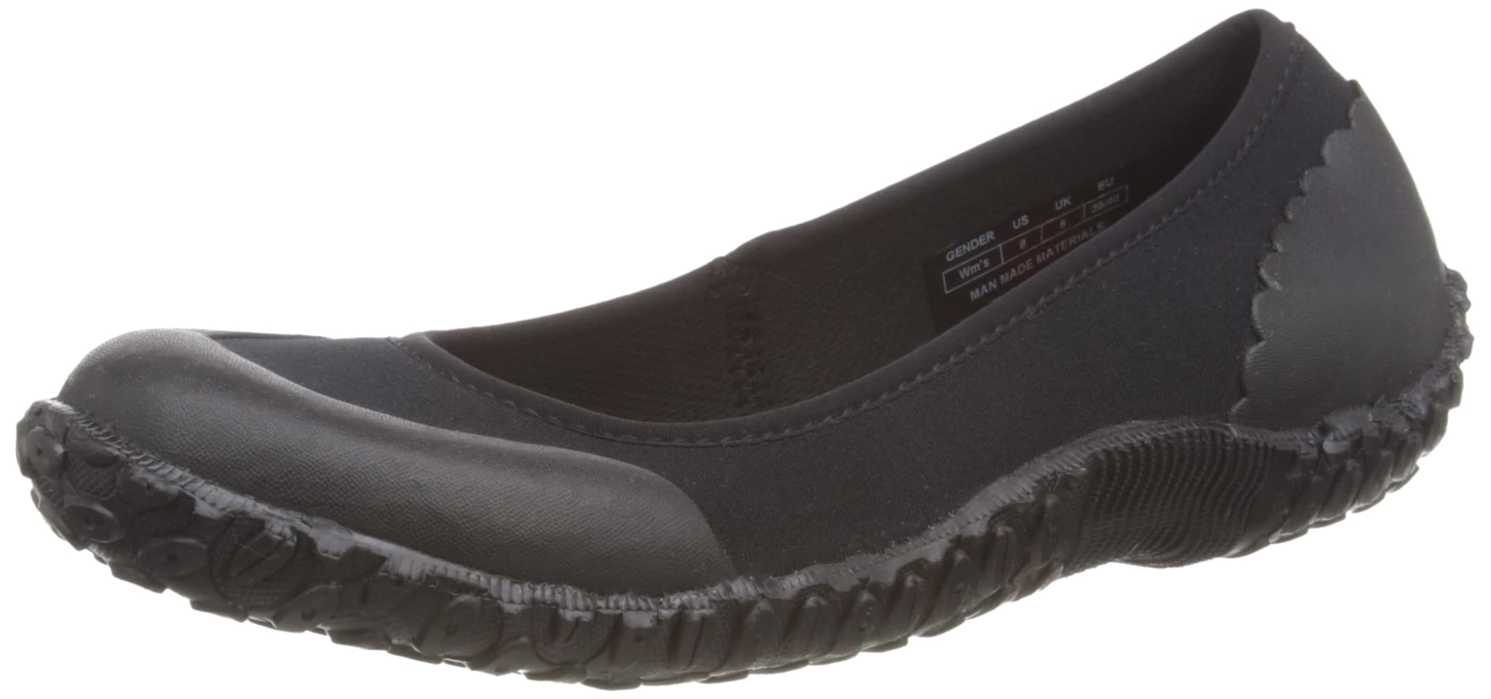 MUCK Women's Muckster II Flat, Black, Size 5(M) Image