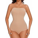 LIRASDIS Strapless Shapewear Bodysuit - Tummy Control & Seamless Tank Top for Women