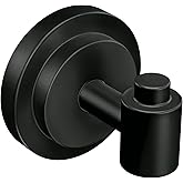 Moen DN0703BL Iso Single Modern Robe Hook, Matte Black