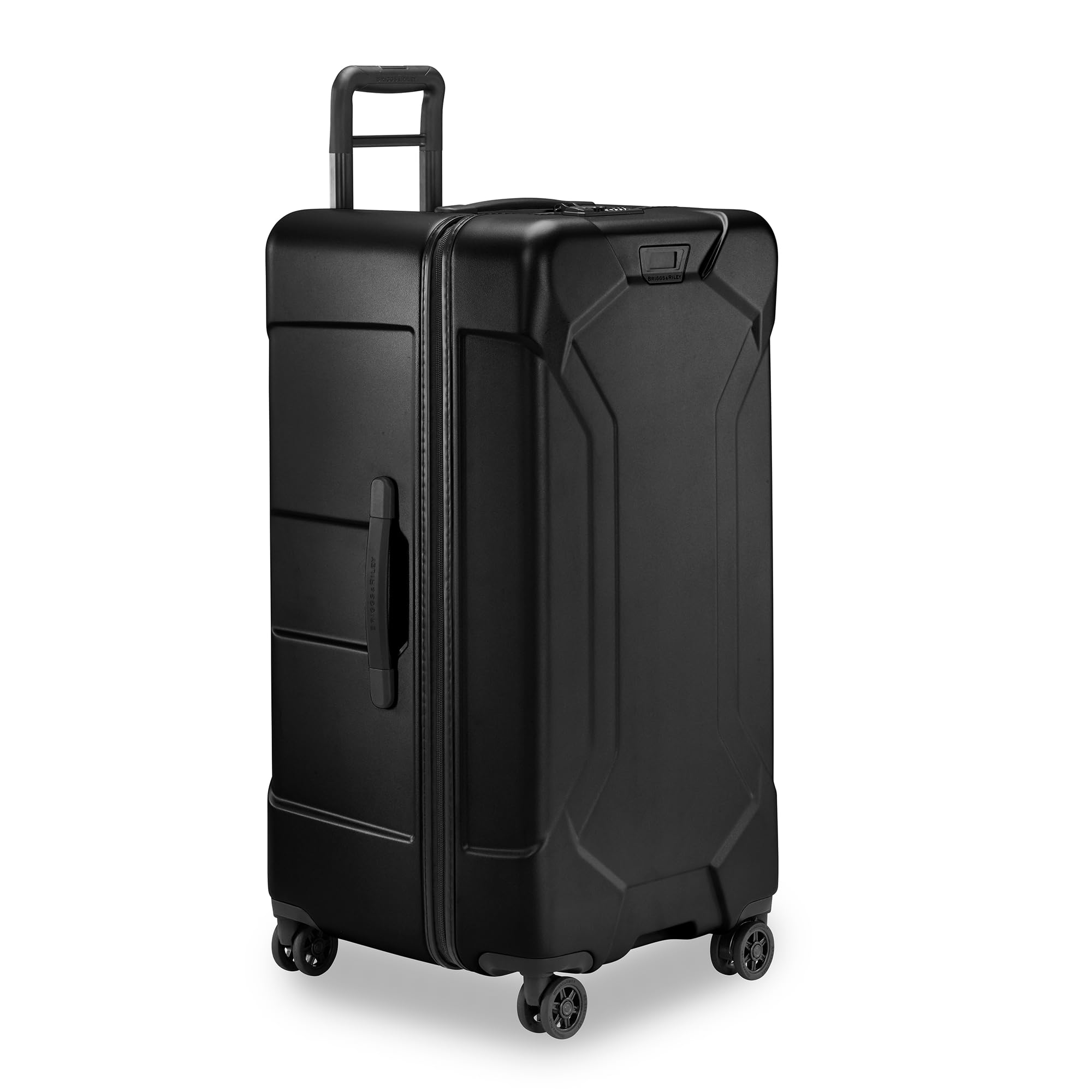 Briggs & Riley 81cm Extra Large Trunk Spinner - Hold Luggage for Travel, Suitcases with Wheels, Hardside Rolling Bag for Men & Women, Self-Repairing Zipper - Torq Collection, Stealth Black